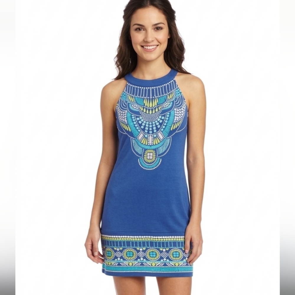 Boho jewel print dress EUC ❤️